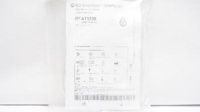 BD 41173E SmartSite Gravity Set Ndle. Free Valve Alaris 17mL x 104inch, 20 drops